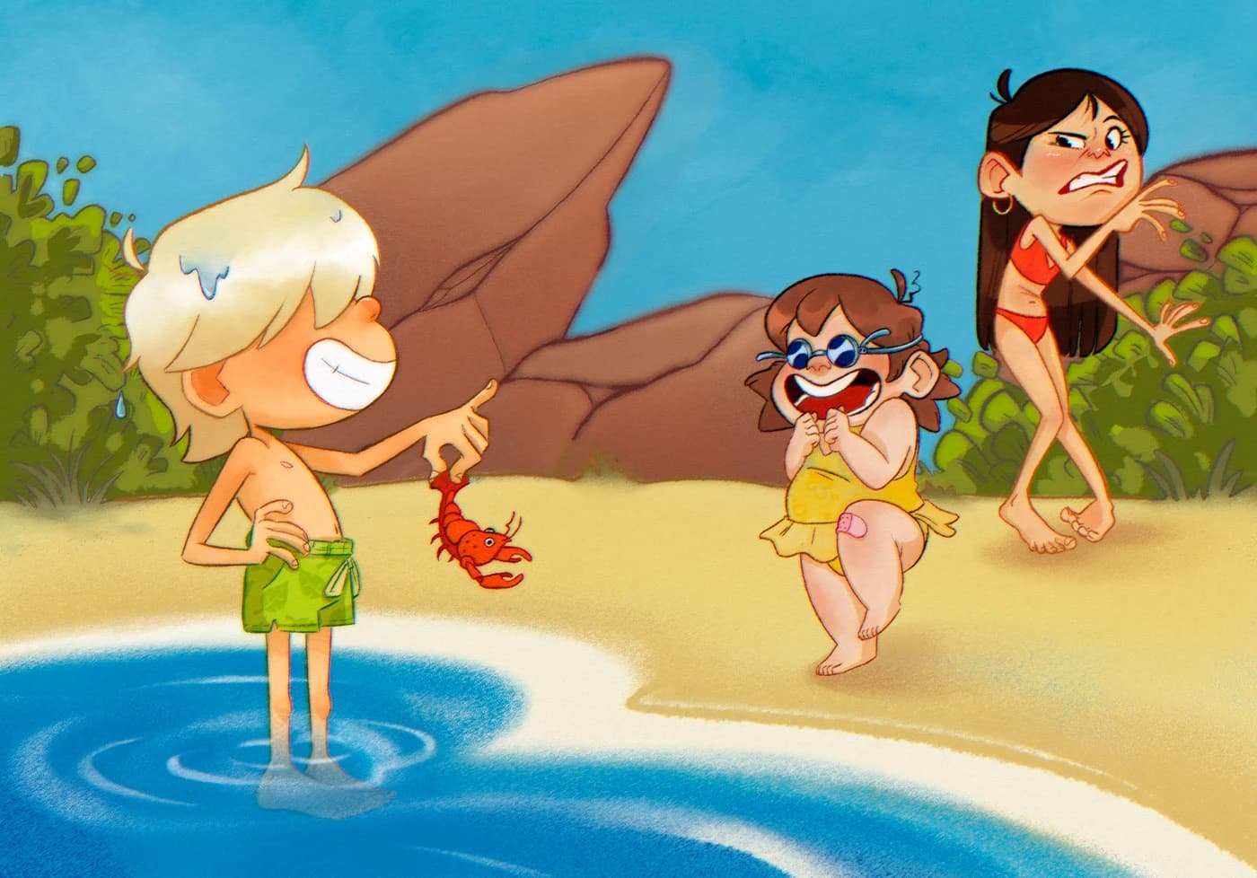 Stylized character illustration from Irene concept art portfolio