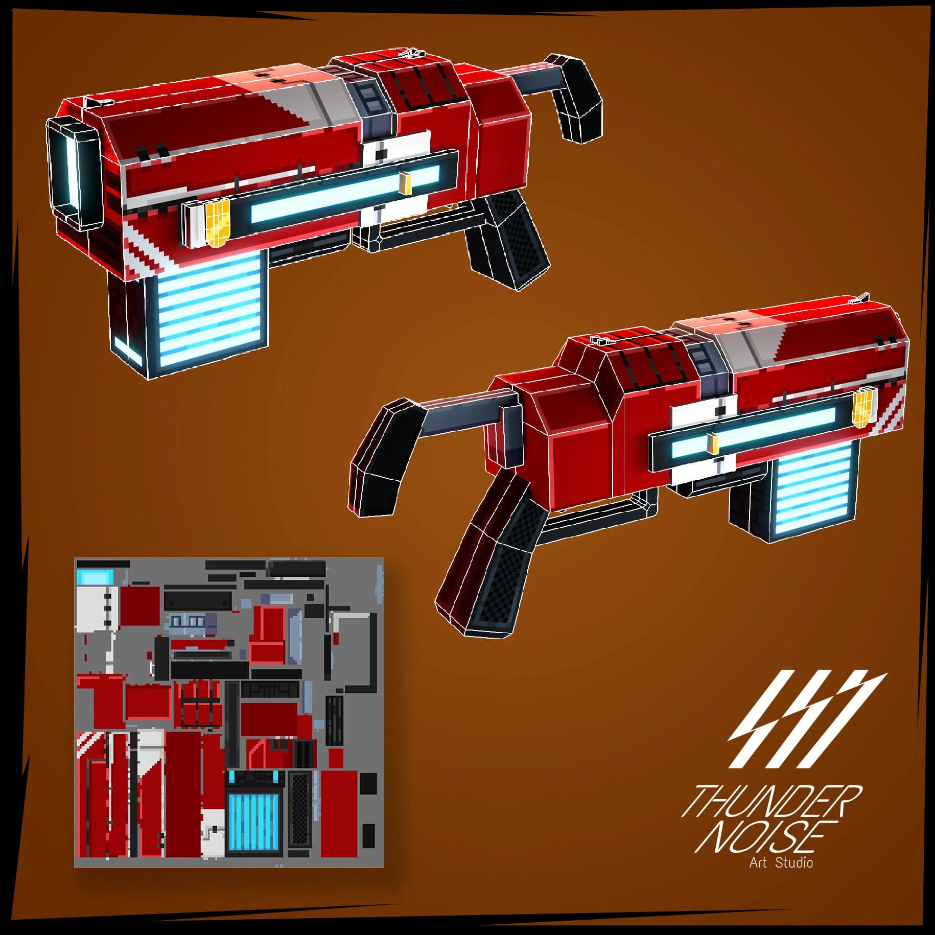 Pixel Gun project artwork by Thunder Noise Art Studio