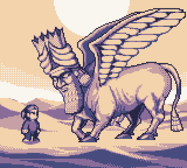 Pixel art stage asset sheet used as process reference